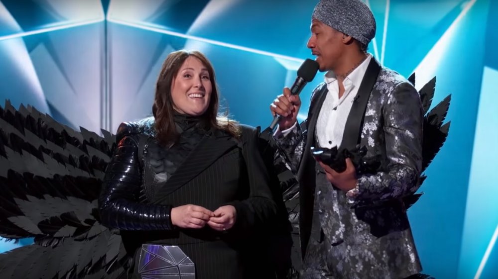 Ricki Lake during Masked Singer reveal