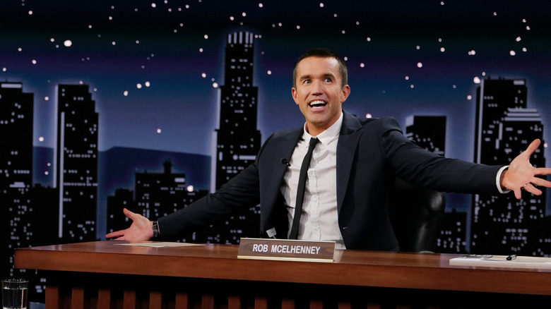 Rob McElhenney hosting Jimmy Kimmel Live!
