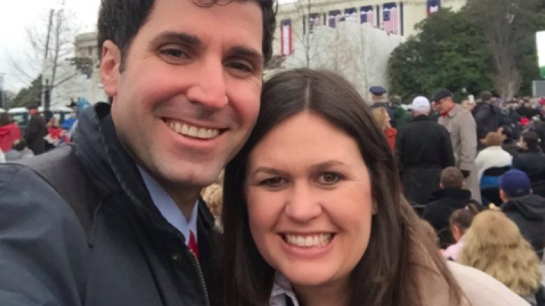 Bryan Sanders and Sarah Huckabee Sanders