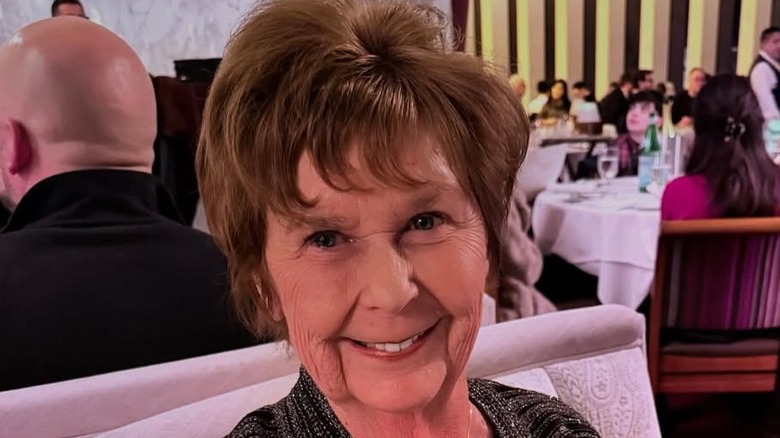 Nancy Guthrie posing for cameras