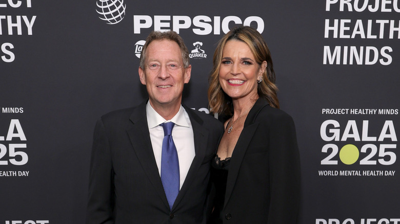 Mike Feldman and Savannah Guthrie at Project Healthy Minds 3rd Annual Gala