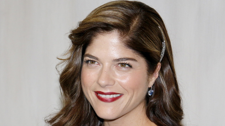 Selma Blair smiling