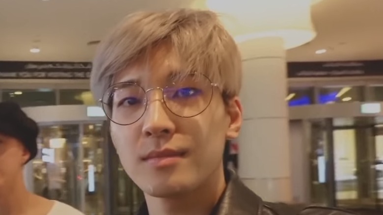 Wonwoo filming himself