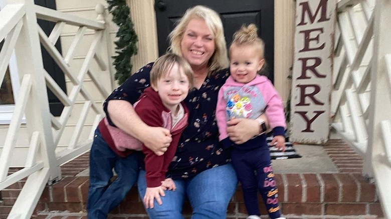 Janelle Brown and grandkids