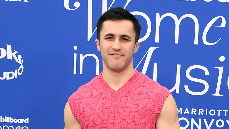 Chris Olsen posing at an event