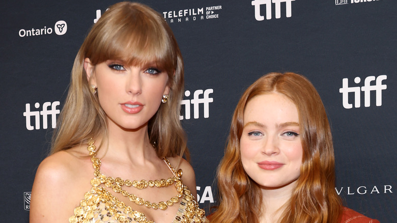 Taylor Swift and Sadie Sink at TIFF