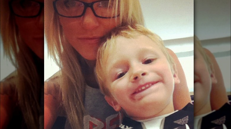 Maci Bookout and son Bentley