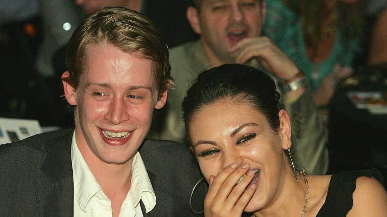 Macaulay Culkin and Mila Kunis