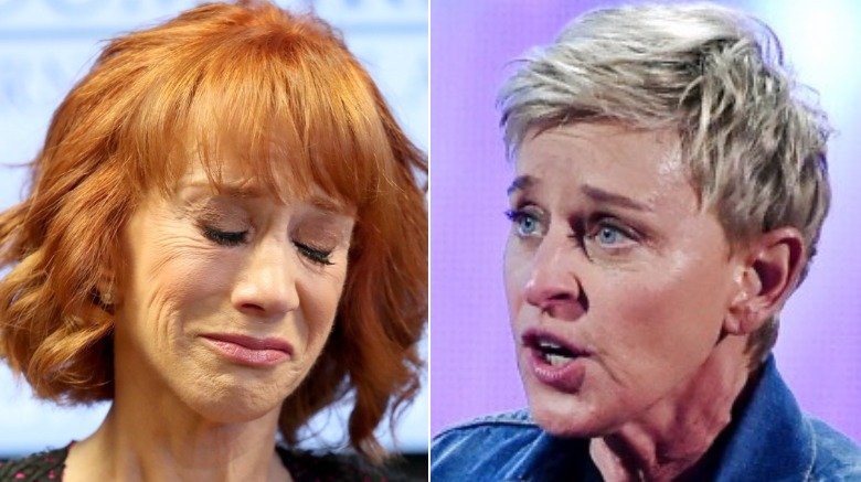 Ellen DeGeneres and Kathy Griffin
