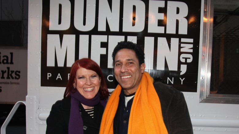 Kate Flannery and Oscar Nunez