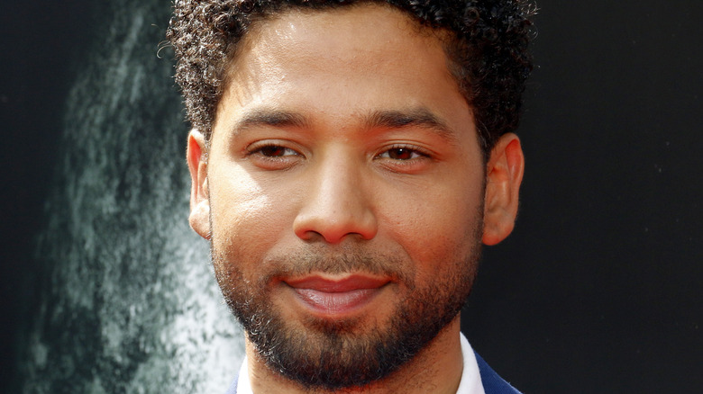 Jussie Smollett smiling