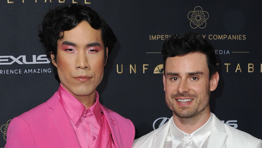 Eugene Lee Yang and Matthew McLean posing together