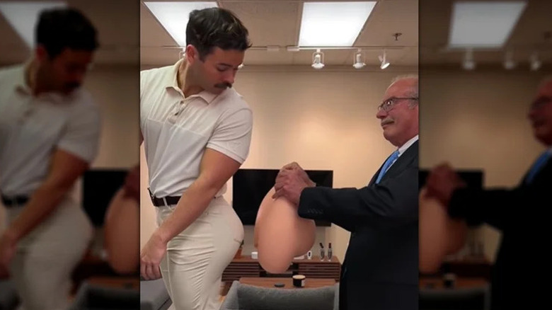 Frankie LaPenna with fake butt