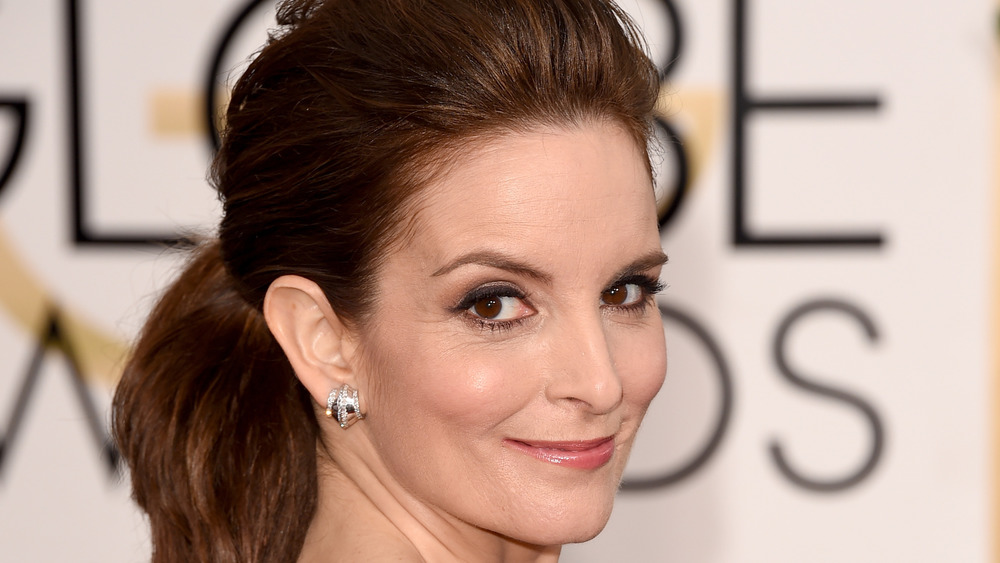 Tina Fey at the Golden Globes