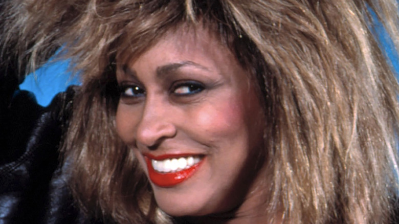 Tina Turner smiling