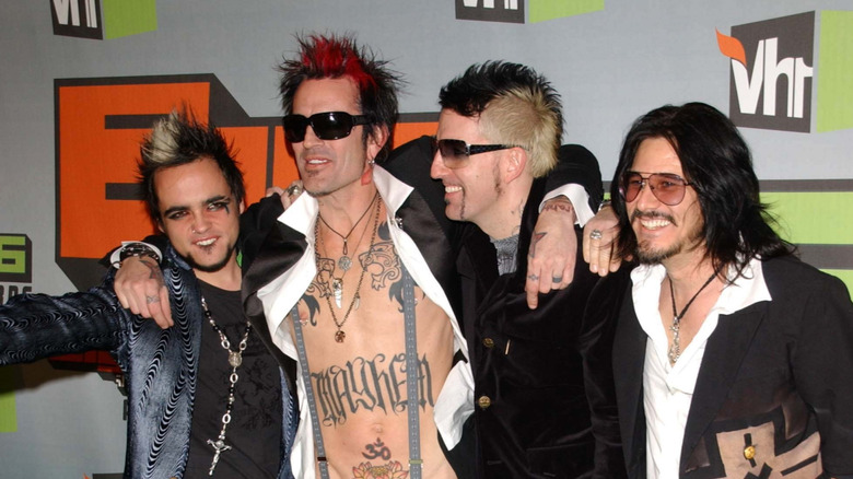 Lukas Rossi, Tommy Lee, Jason Newstead and Gilby Clarke of Rock Star Supernova
