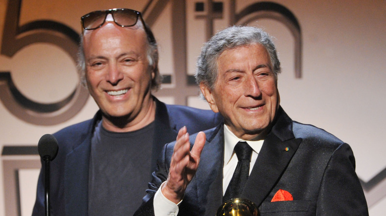 Danny and Tony Bennetts smiling 