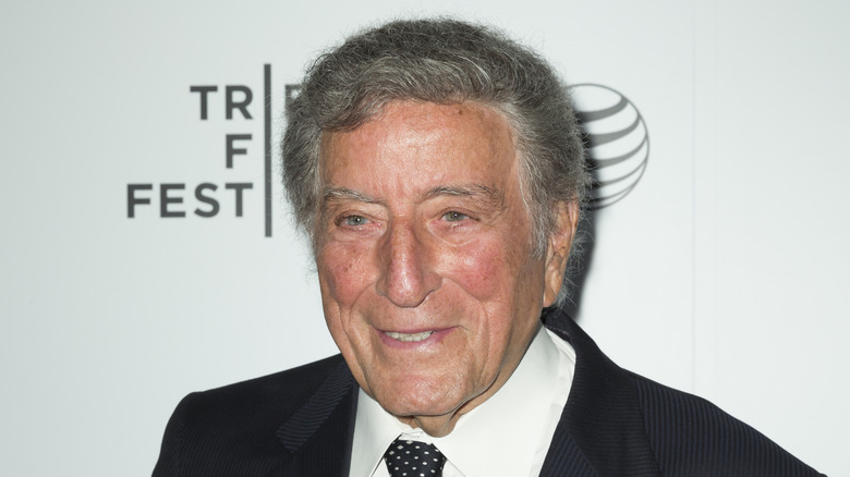 Tony Bennett smiling