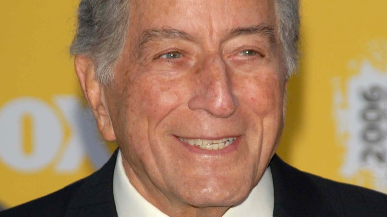 Tony Bennett smiling