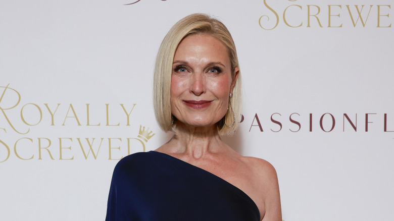 Tosca Musk posing for a red carpet photo