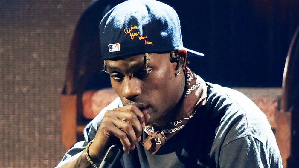 Travis Scott rapping 