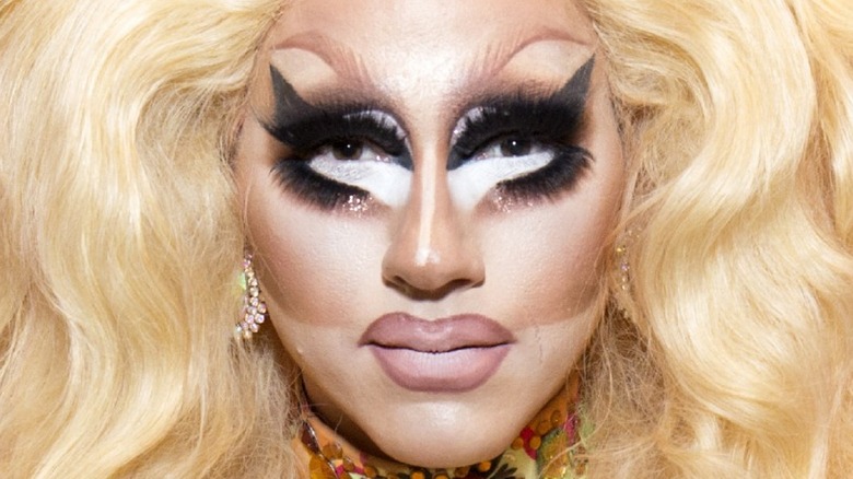 A closeup of Trixie Mattel