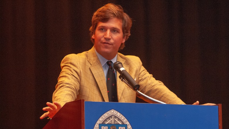 Tucker Carlson speaking