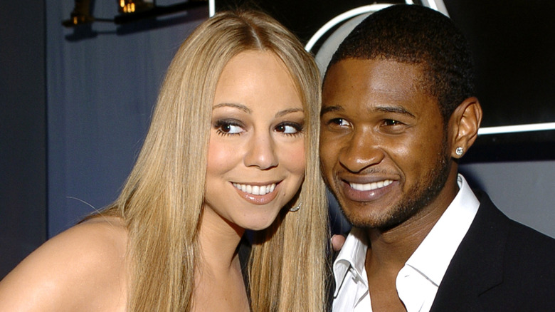 Usher and Mariah Carey