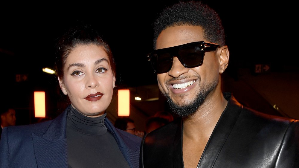 Jenn Goicoechea and Usher