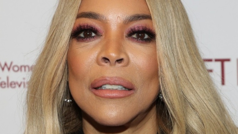 Wendy Williams posing at a New York Women in Film and Television event