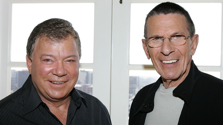 William Shatner and Leonard Nimoy smiling