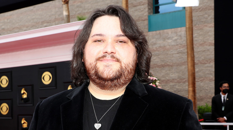 Wolf Van Halen grinning