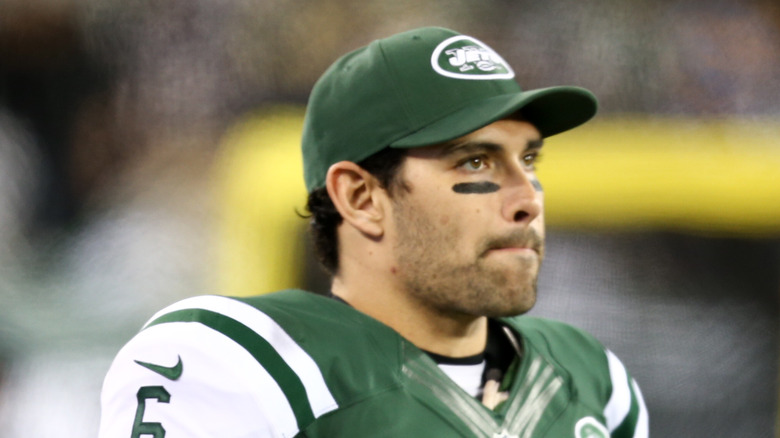 Mark Sanchez playing football