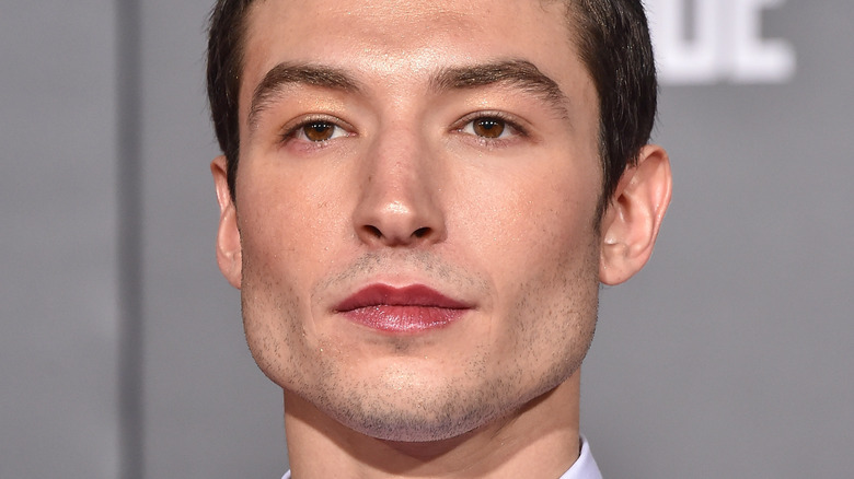 Ezra Miller posing