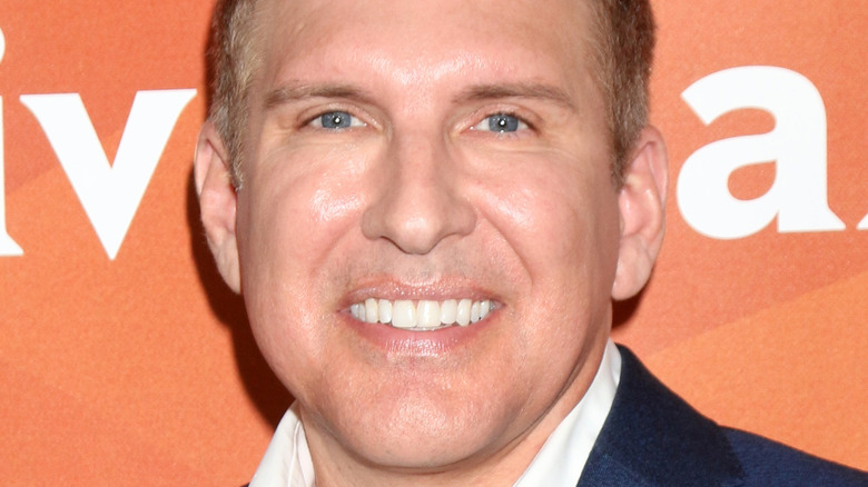 Smiling Todd Chrisley at the NBC Universal Summer Press Day 2016 