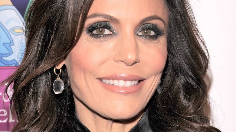 Bethenny Frankel shimmery gray eyeshadow