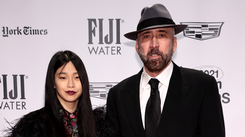 Riko Shibata, Nicolas Cage in a hat