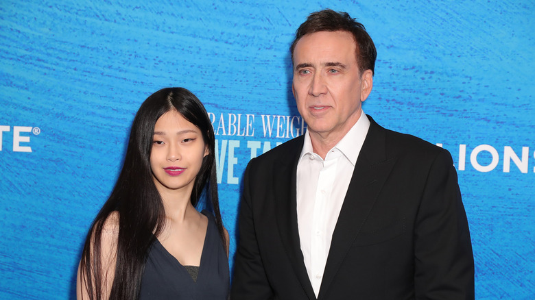 Riko Shibata and Nicolas Cage