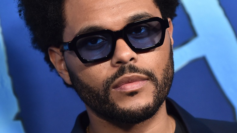 The Weeknd wearing sunglasses