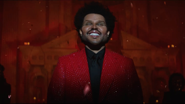The Weeknd smiling