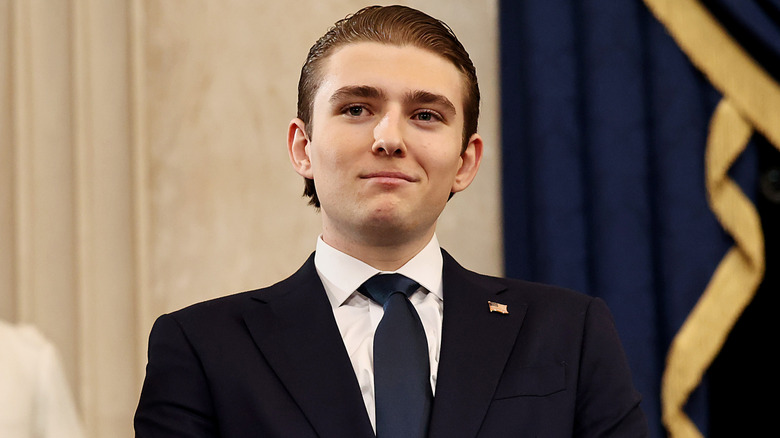 Barron Trump at the inauguration of Donald Trump