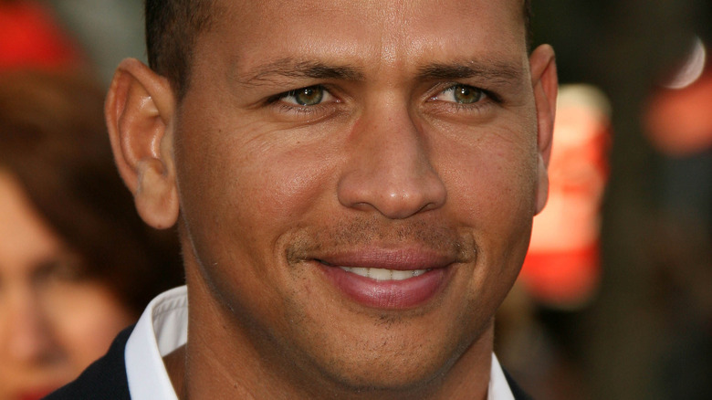 Alex Rodriguez smiling