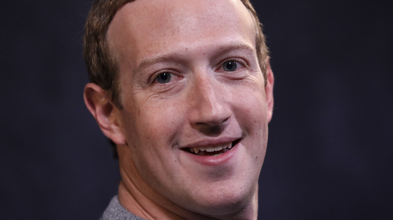 Mark Zuckerberg smiling on stage