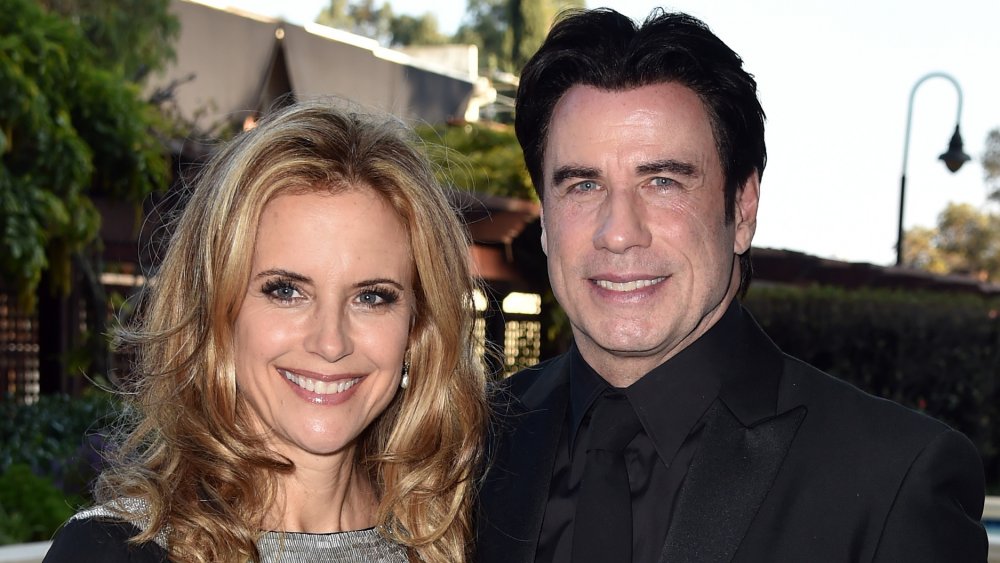 Kelly Preston and John Travolta at The Church of Scientology Celebrity Centre 45th Annual Gala