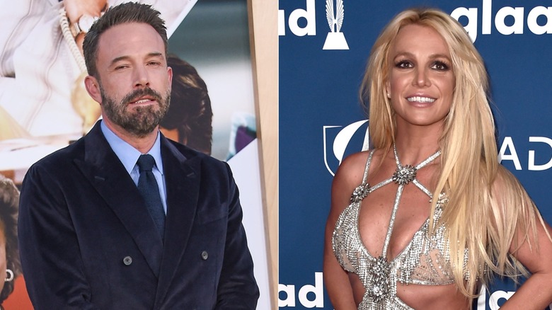 Ben Affleck; Britney Spears on the red carpet