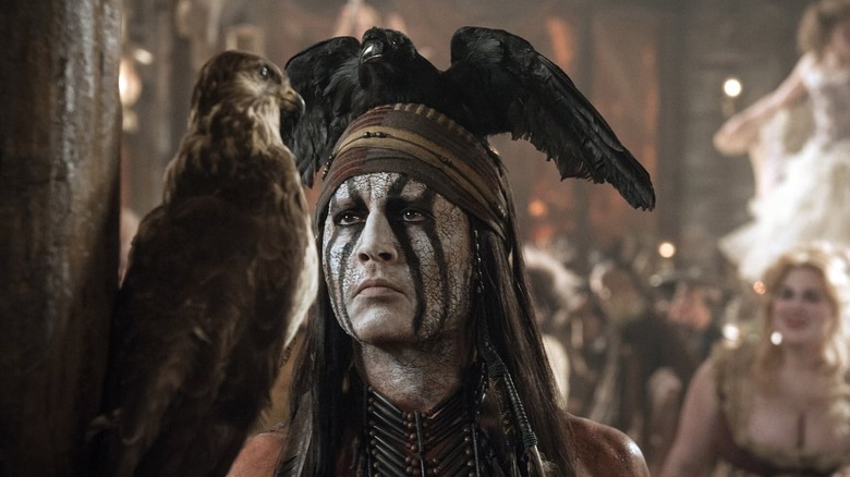 Johnny Depp in The Lone Ranger