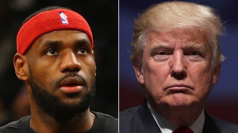 LeBron James, Donald Trump