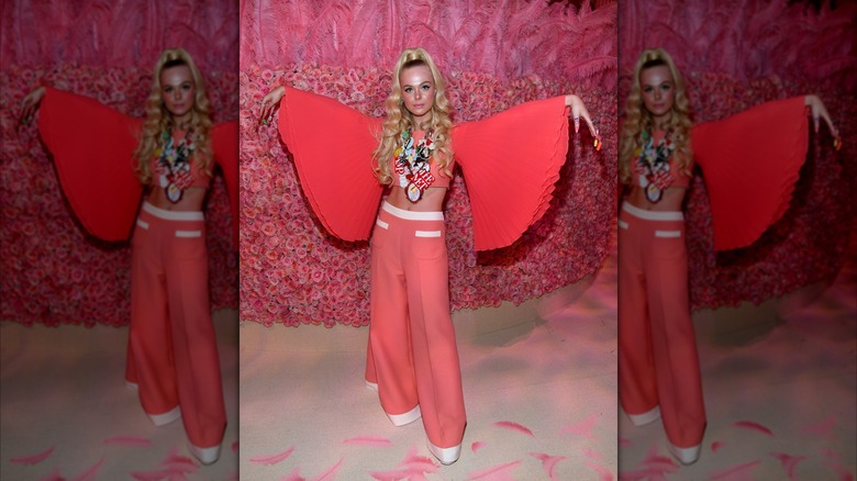 Elle Fanning's pink Miu Miu outfit at the 2019 Met Gala.