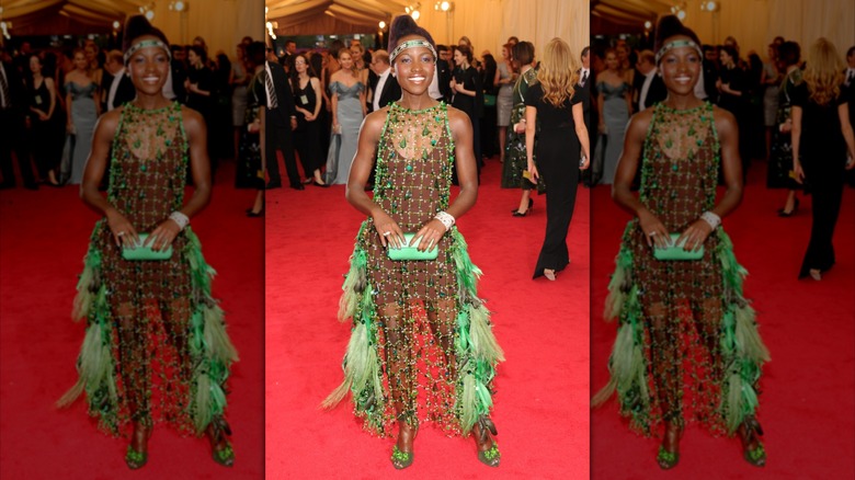 Lupita Nyong'o at the 2014 Met Gala.