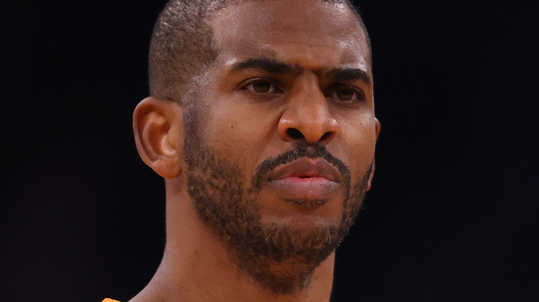 Chris Paul playing against the New York Knicks in 2023